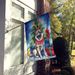 Norwegian Elkhound Christmas Reindeer House Flag Large Porch Sleeve Pole Decorative Outside Yard Banner Artwork Wall Hanging, Polyester, House Size, Multicolor_maomaolike.com