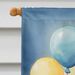 Old English Sheepdog Happy Birthday House Flag Large Porch Sleeve Pole Decorative Outside Yard Banner Artwork Wall Hanging, Polyester, House Size, Multicolor_maomaolike.com