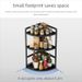 Kitchen Storage Countertop Triangle Corner Spice Organizer Multi-Functional Seasoning Rack_maomaolike.com