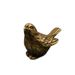 Miniature Sparrow Pet Decoration Antique Small Solid Brass Bird Micro Carving Tea Art Desktop Ornament_maomaolike.com