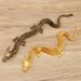Brass 3D Three-Dimensional Movable Home Office Desktop Antique Ornament Chinese Dragon Handheld Metal Craft_maomaolike.com