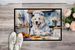 Great Pyrenees The Chef Doormat Front Door Mat Indoor Outdoor Rugs For Entryway, Non Slip Washable Low Pile, 24H X 36W_maomaolike.com