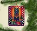 Belgian Sheepdog Holiday Christmas Porcelain Ornament Christmas Tree Hanging Decorations For Home Christmas Holiday, Rectangle, Gift, Multicolor_maomaolike.com