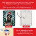 Portuguese Water Dog Christmas Porcelain Ornament Christmas Tree Hanging Decorations For Home Christmas Holiday, Rectangle, Gift, Multicolor_maomaolike.com
