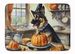 German Shepherd Fall Kitchen Pumpkins Memory Foam Kitchen Mat Machine Washable Anti-Fatigue Mat Cushion Comfort Bath Mat Or Kitchen Rug_maomaolike.com