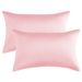 Silky Satin Pillowcases, Similar To Silk Pillowcase 2 Pack, Pillow Case For Sleeping Women With Envelope Closure, Gifts For Women Men_maomaolike.com
