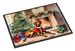 Vizsla Cozy Christmas Doormat Front Door Mat Indoor Outdoor Rugs For Entryway, Non Slip Washable Low Pile, 24H X 36W_maomaolike.com