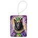 Belgian Sheepdog King Of Mardi Gras Porcelain Ornament Christmas Tree Hanging Decorations For Home Christmas Holiday, Rectangle, Gift, Multicolor_maomaolike.com