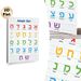 Aleph Bet Alphabet Painting Poster, Vibrant Colorful Typographic Letter Chart Poster, Useful For Mastering Basic Letters, Ideal For Study Areas And_maomaolike.com