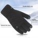 Men's double thick knit wool gloves Winter warm and fleece riding cold touch screen gloves_maomaolike.com