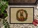 Norwich Terrier Christmas Flowers Doormat Front Door Mat Indoor Outdoor Rugs For Entryway, Non Slip Washable Low Pile, 24H X 36W_maomaolike.com