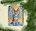 Basenji My Angel Porcelain Ornament Christmas Tree Hanging Decorations For Home Christmas Holiday, Rectangle, Gift, Multicolor_maomaolike.com