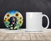Flat-Coated Retriever In Sunflowers Large Sandstone Coasters Pack Of 4 Absorbent Round Coasters Decor Gifts For Men Or Women, 4 In, Multicolor_maomaolike.com