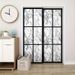 Pattern Waterproof And Oilproof Sticker Self-Adhesive Kitchen Black Medium Flower Marble_maomaolike.com