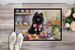 Decorating Easter Pomeranian Doormat Front Door Mat Indoor Outdoor Rugs For Entryway, Non Slip Washable Low Pile, 24H X 36W_maomaolike.com