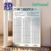 75 Day Challenge Tracking Chart Painting Poster, Clear-structured Daily Goal Tracker Poster, Assists With Recording Fitness & Self-improvement_maomaolike.com