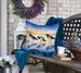 Oystercatchers Foraging Throw Pillow Machine Washable, Indoor Outdoor Decorative Pillow For Couch, Bed Or Patio, 18Hx18W_maomaolike.com