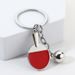 Unisex Sports Series Golf Tennis Table tennis badminton racket Metal key chain Creative gifts_maomaolike.com