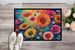 Gerbera Daisies In Color Doormat Front Door Mat Indoor Outdoor Rugs For Entryway, Non Slip Washable Low Pile, 24H X 36W_maomaolike.com