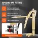 Grease Pump, 5 Gallon 20L, Air Operated Grease Pump With 13 Ft High Pressure Hose And Grease Gun, Pneumatic Grease Bucket Pump With Wheels, Portable Lubrication Grease Pump 50:1 Pressure Ratio_maomaolike.com