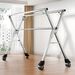 SOGA 2.0m Portable Standing Clothes Drying Rack Foldable Space-Saving Laundry Holder With Wheels_maomaolike.com