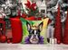 Boston Terrier King Of Mardi Gras Throw Pillow Machine Washable, Indoor Outdoor Decorative Pillow For Couch, Bed Or Patio, 14Hx14W_maomaolike.com