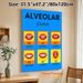 Alveolar Sounds Painting Poster, Bright & Clear Phonetics Chart Poster, Displays Mouth Shapes For English Alveolar Sounds, Helpful For Pronunciation_maomaolike.com