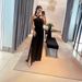 Women's Clothing ins new fashion backless sleeveless high waist jumpsuit_maomaolike.com