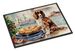 Cocker Spaniel Christmas Cookies Doormat Front Door Mat Indoor Outdoor Rugs For Entryway, Non Slip Washable Low Pile, 24H X 36W_maomaolike.com