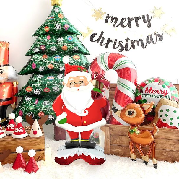 Christmas Santa Claus Balloon Size 120 Cm * 65 Cm A Total Of 12_maomaolike.com