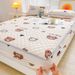 Quilted Thickened Sheet Single Piece Bed Cover Non-Slip Fixed Dustproof Full Wrap Protector For Simmons Mattress_maomaolike.com