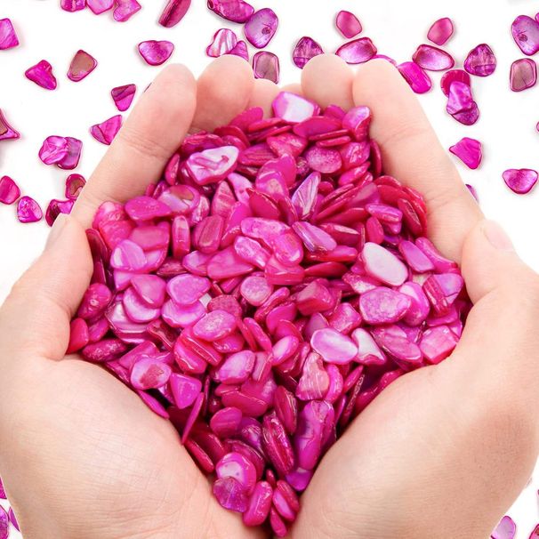 Small Natural Crushed Shells For Crafts About 2LB 900g 31.74oz DIY Beaching Wedding Decoration Vase Fillers_maomaolike.com