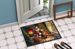 Labrador Retriever And Santa Claus Doormat Front Door Mat Indoor Outdoor Rugs For Entryway, Non Slip Washable Low Pile, 24H X 36W_maomaolike.com