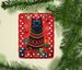 German Spitz Holiday Christmas Porcelain Ornament Christmas Tree Hanging Decorations For Home Christmas Holiday, Rectangle, Gift, Multicolor_maomaolike.com