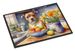 Decorating Easter Staffordshire Bull Terrier Doormat Front Door Mat Indoor Outdoor Rugs For Entryway, Non Slip Washable Low Pile, 24H X 36W_maomaolike.com