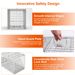 Humane Cat Trap Cage Catch Release Live Animal Rodent Cage Collapsible Galvanized Wire For Raccoons Beavers Groundhogs Foxes Armadillos_maomaolike.com