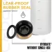 New 1L Bottle With Time Stamp BPA Free Reusable Fitness Sports Outdoor Travel Leakproof Water Cup Frosted Kettle_maomaolike.com