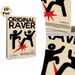 Original Raver Painting Poster, Bold Minimalist Graphic Poster, Retro Rave Culture Design With Dancing Figures, Ideal For Bedroom, Music Studio And_maomaolike.com