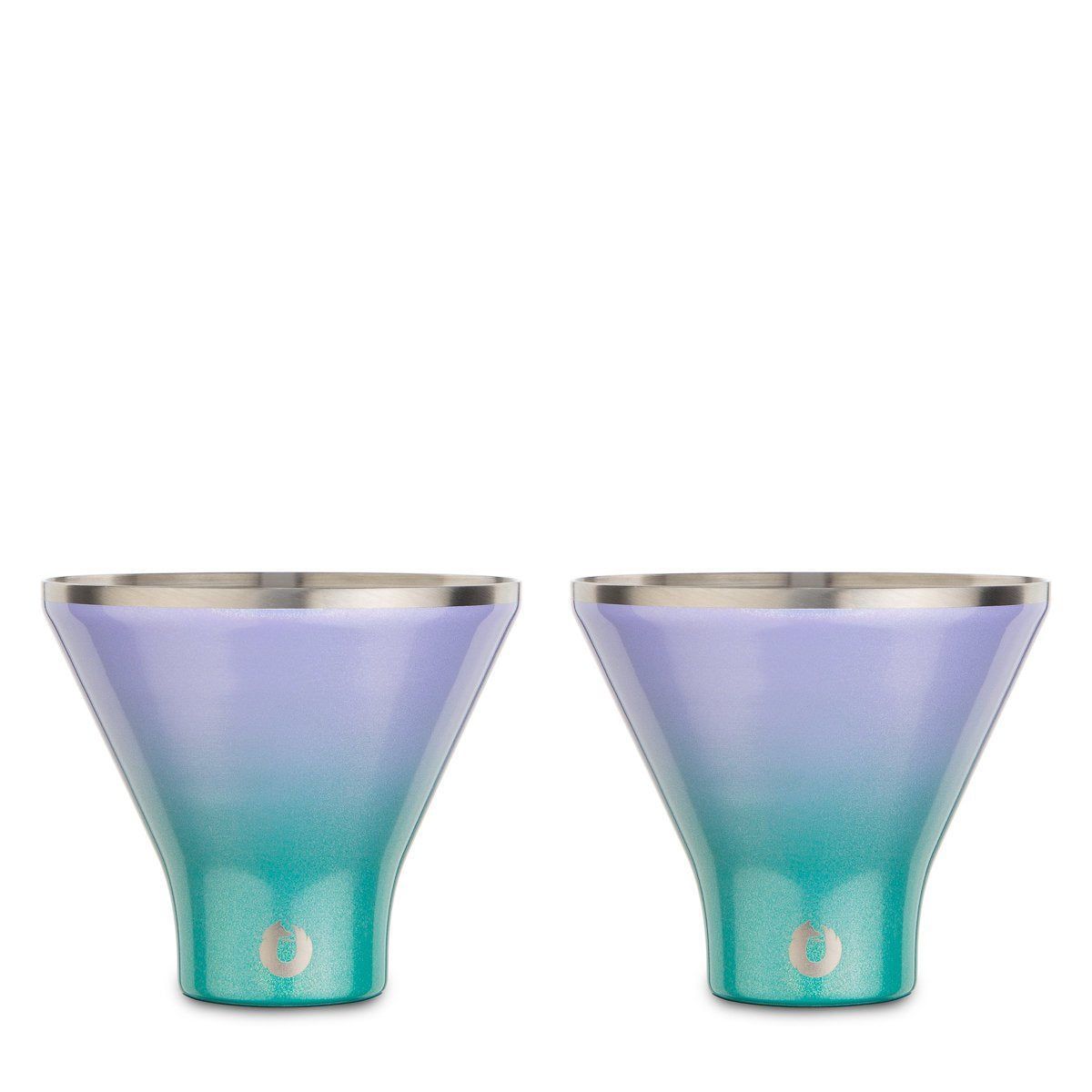 Stainless Steel Martini Glass, Set Of 2 - Mermaid_maomaolike.com