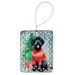 Giant Schnauzer Christmas Porcelain Ornament Christmas Tree Hanging Decorations For Home Christmas Holiday, Rectangle, Gift, Multicolor_maomaolike.com