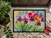 Orchids In Watercolor Doormat Front Door Mat Indoor Outdoor Rugs For Entryway, Non Slip Washable Low Pile, 24H X 36W_maomaolike.com