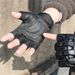 Tactical gloves Combat mechanical hard-shell protective gloves Outdoor half-finger gloves CS field training as tactical gloves_maomaolike.com