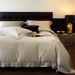 Light Luxury Thickened Tencel Cotton Brushed Four-Piece Set Autumn Winter Warm Skin-Friendly Soft High-End Home Textile Bed Sheet_maomaolike.com