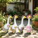 New-style Porch Goose Swimsuit, Big White Goose, Pastoral And Casual Style, Goose-themed Swim Set—essential For Swimming._maomaolike.com