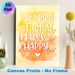 Inspirational "Do More Of What Makes You Happy" Painting Poster, Soft Watercolor Warm Tone With Daisies Poster, Uplifting Decor Piece Suitable For_maomaolike.com