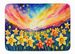 Daffodils In Color Memory Foam Kitchen Mat Machine Washable Anti-Fatigue Mat Cushion Comfort Bath Mat Or Kitchen Rug_maomaolike.com
