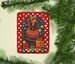 Vizsla Holiday Christmas Porcelain Ornament Christmas Tree Hanging Decorations For Home Christmas Holiday, Rectangle, Gift, Multicolor_maomaolike.com