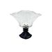 Set Of Two Black Crystal Glass Large Dried Fruit Plates Dessert Home Living Room Cups Carved European Style_maomaolike.com