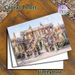 Victorian Manor Garden Painting Poster, Soft-toned Classic Oil Painting Poster, Floral-clad Stately Home With Elegant Period Figures, Brings Timeless_maomaolike.com