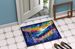 Delphinium In Color Doormat Front Door Mat Indoor Outdoor Rugs For Entryway, Non Slip Washable Low Pile, 24H X 36W_maomaolike.com